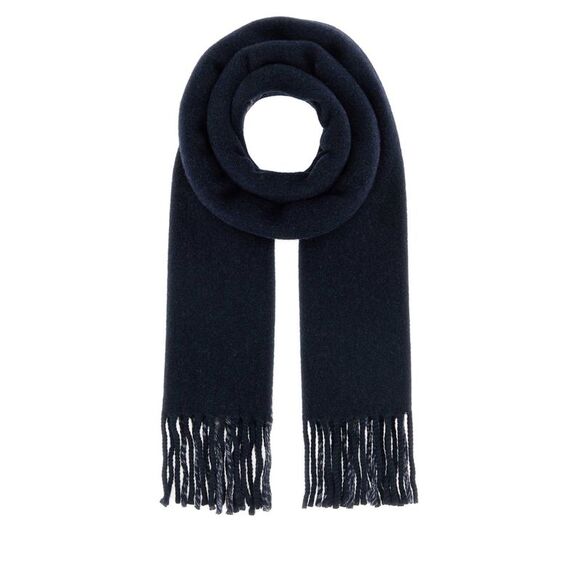 Prada Men Blue Wool Blend Scarf